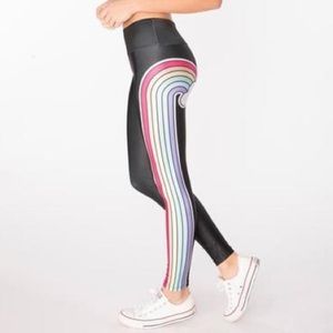 Goldsheep double rainbow leggings Small